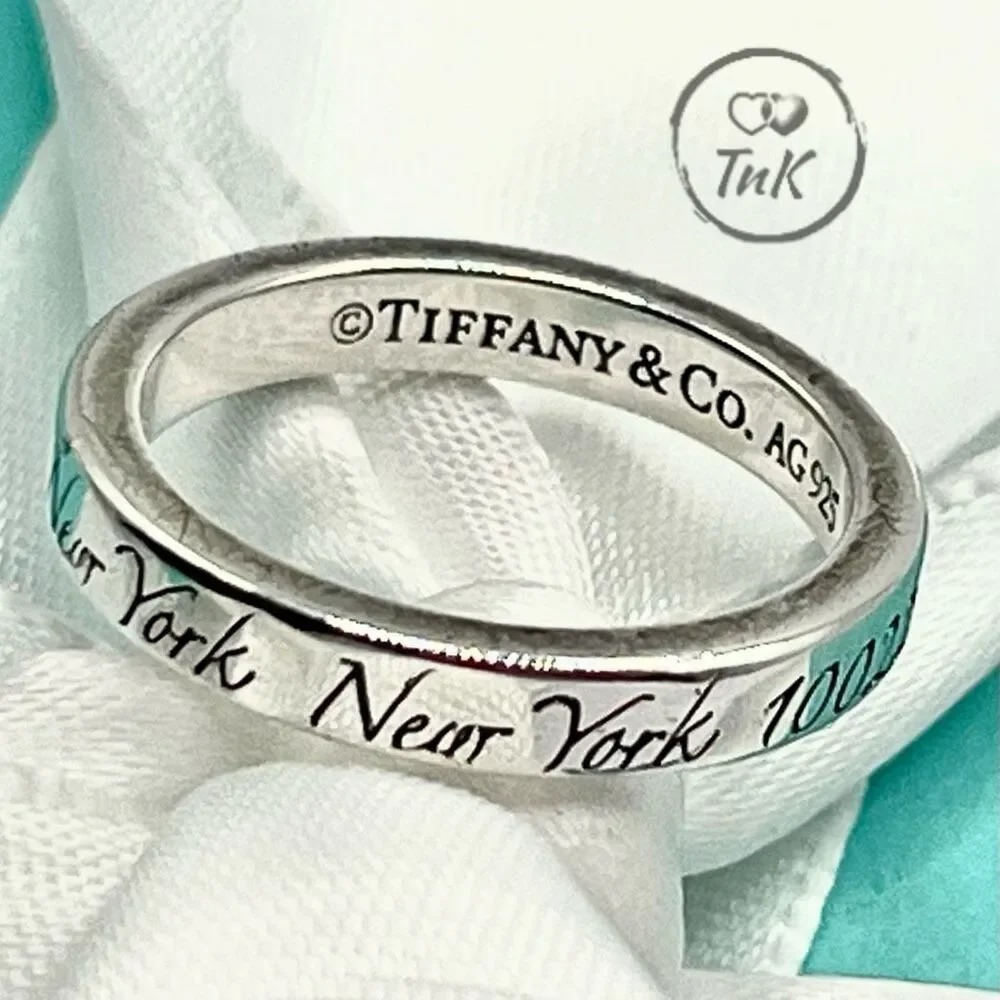Rare & Retired - Tiffany & Co Notes Fifth Ave Ring - Size 4